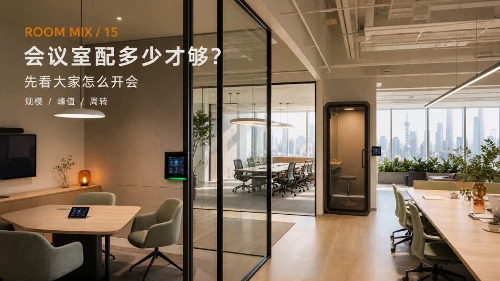 办公室会议室组合杂志风效果图:按会议规模与峰值配置